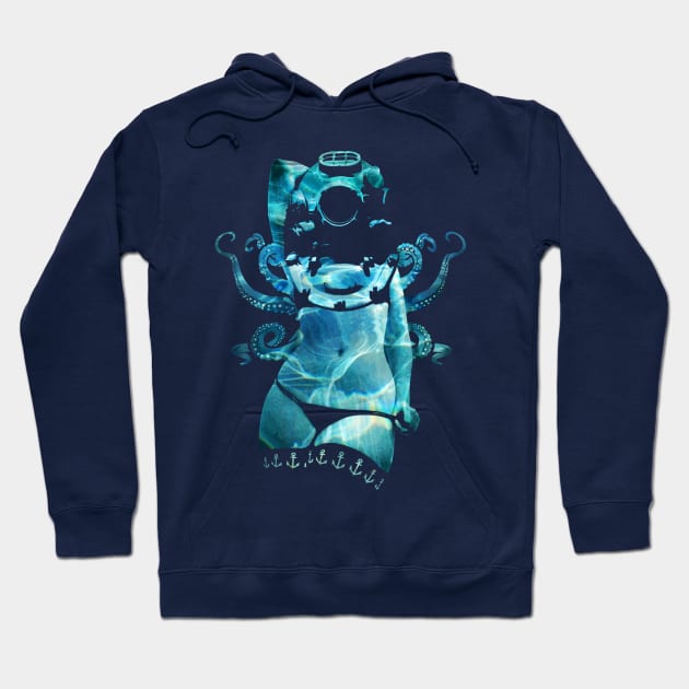 Sea Goddess Hoodie by robotface